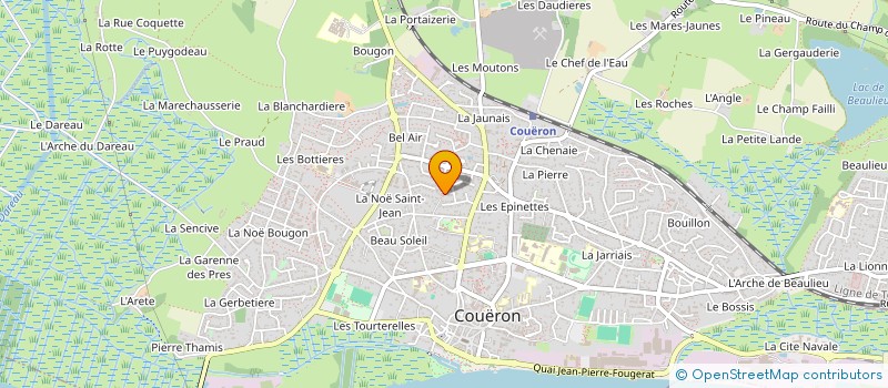 localisation de l'entreprise AUTO TJA à COUERON