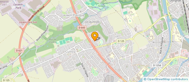 localisation de l'entreprise AUTO TLM  CUINCY