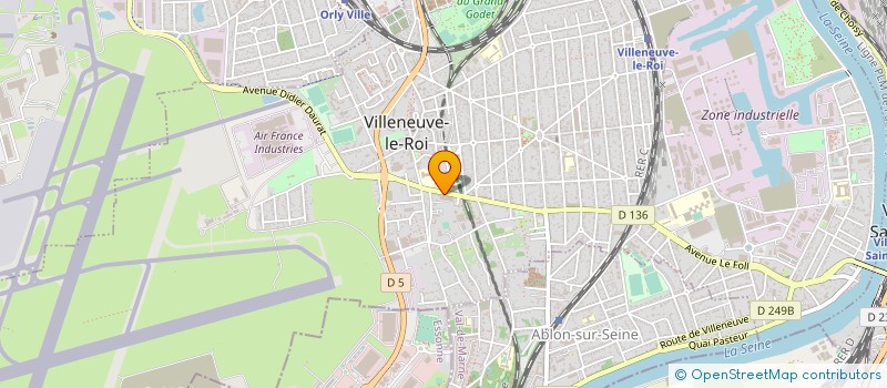 localisation de l'entreprise AUTO TOM 94 à VILLENEUVE-LE-ROI