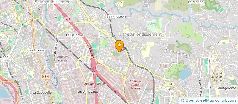 localisation de l'entreprise AUTO TOP  MARSEILLE