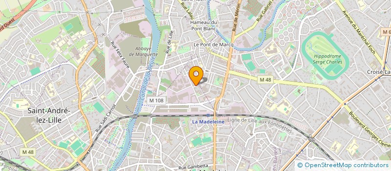 localisation de l'entreprise AUTO TOUIL à LA MADELEINE