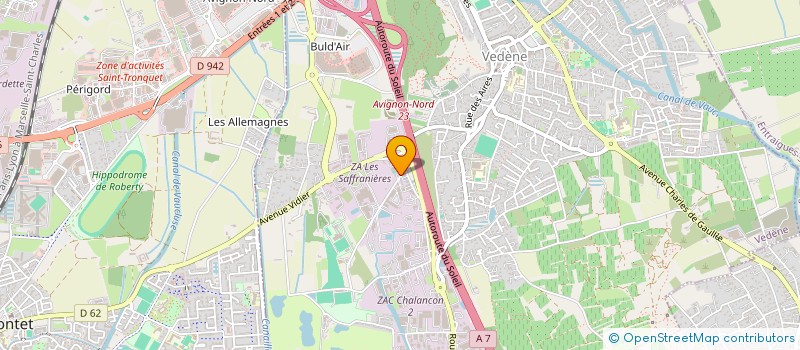 localisation de l'entreprise AUTO TRADING  GRAVESON