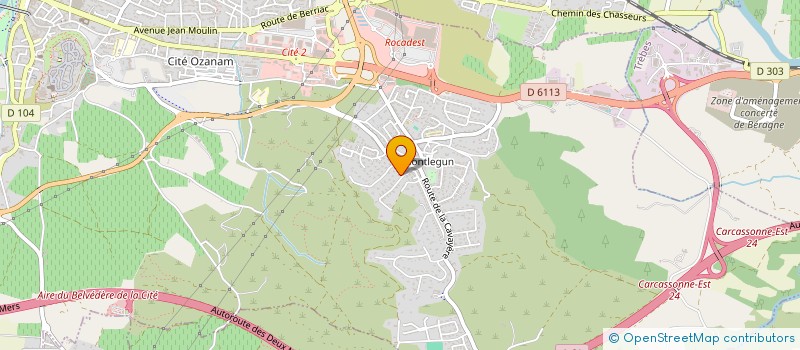 localisation de l'entreprise AUTO TRANS à CARCASSONNE