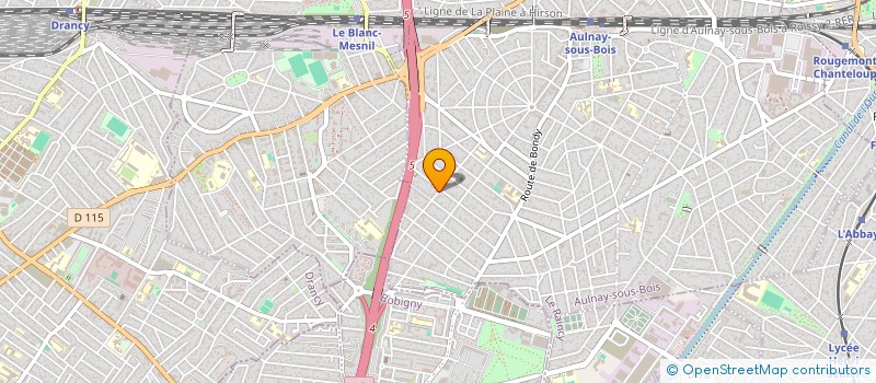 localisation de l'entreprise AUTO TRANSPORTS EXPRESS à AULNAY-SOUS-BOIS