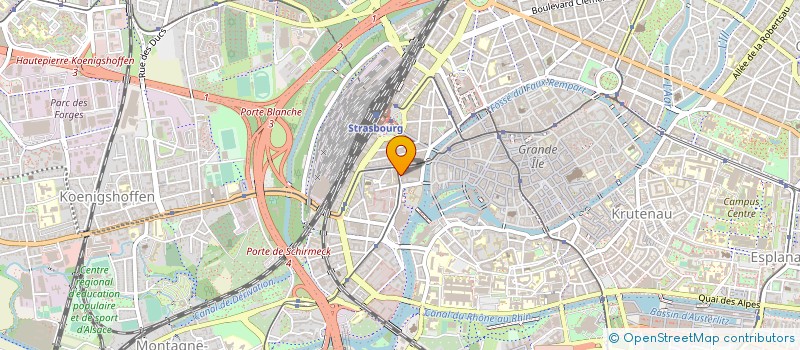localisation de l'entreprise AUTO'TREMENT  STRASBOURG