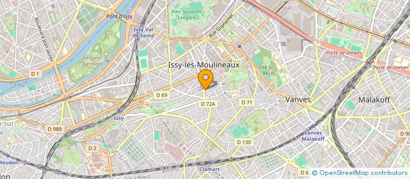 localisation de l'entreprise AUTO UNION SERVICES à ISSY-LES-MOULINEAUX