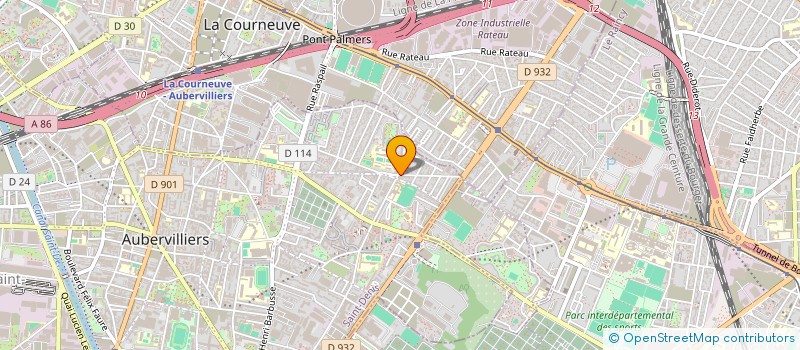 localisation de l'entreprise AUTO VAILLANT SERVICES à AUBERVILLIERS