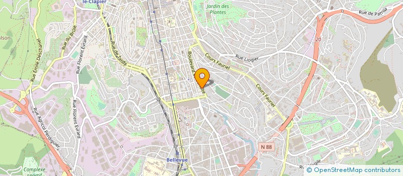 localisation de l'entreprise AUTO VALBENOITE  SAINT-ETIENNE