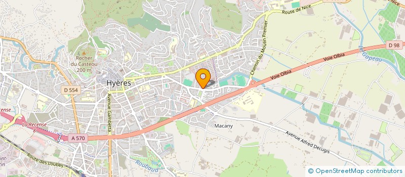 localisation de l'entreprise AUTO VAR SERVICES  LA CRAU