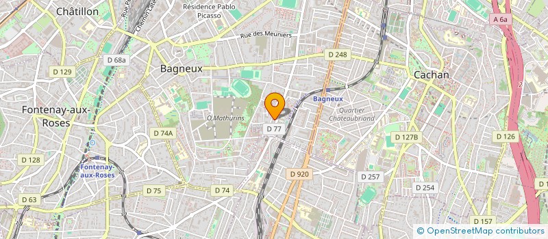 localisation de l'entreprise AUTO VELO à BAGNEUX