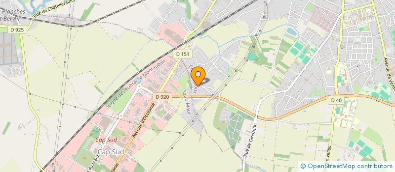 localisation de l'entreprise AUTO VELO CLUB CASTELROUSSIN à CHATEAUROUX