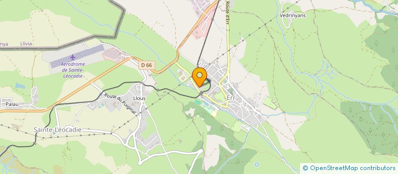localisation de l'entreprise AUTO-VENDING PYRENEES à ERR