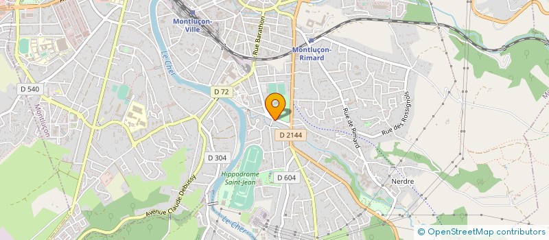 localisation de l'entreprise AUTO VENTE DES ILETS à MONTLUCON