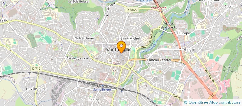 localisation de l'entreprise AUTO VENTE PRO à SAINT-BRIEUC