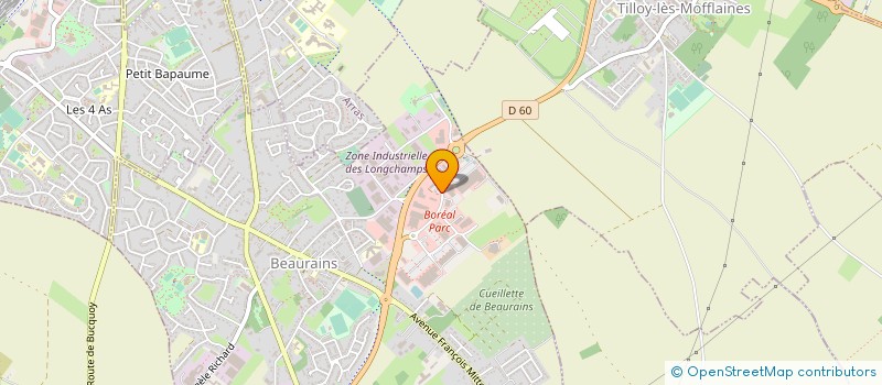localisation de l'entreprise AUTO VERDE à BEAURAINS