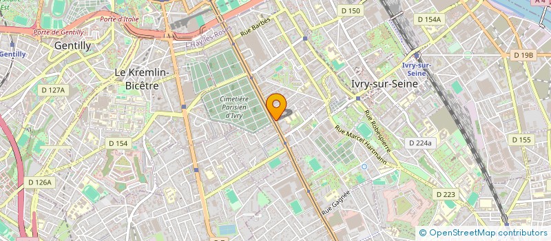 localisation de l'entreprise AUTO VERDUN  IVRY-SUR-SEINE