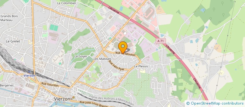 localisation de l'entreprise AUTO VIERZON ACCESSOIRES à VIERZON