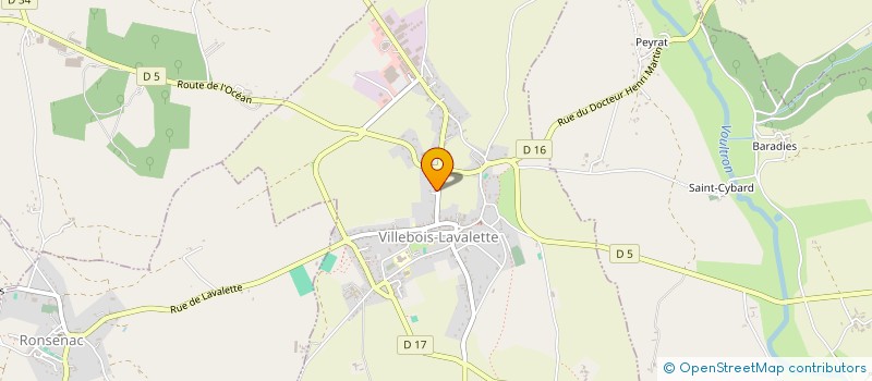 localisation de l'entreprise AUTO VILLEBOISIENNE à VILLEBOIS-LAVALETTE
