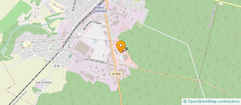 localisation de l'entreprise AUTO VILLERS CONTROLE à VILLERS-COTTERETS