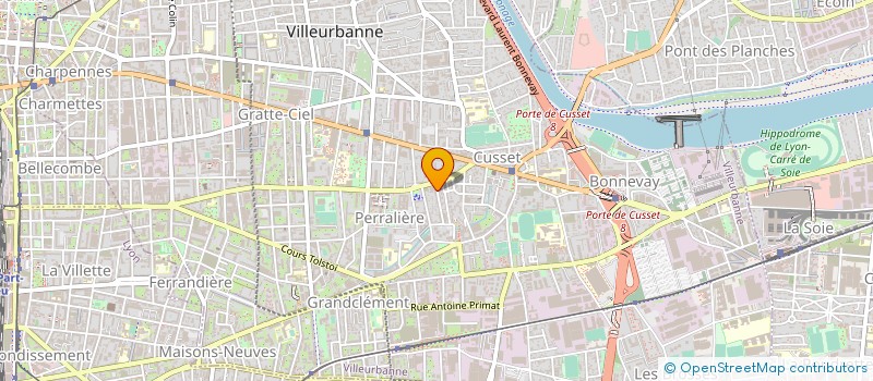 localisation de l'entreprise AUTO VILLEURBANNE  VILLEURBANNE