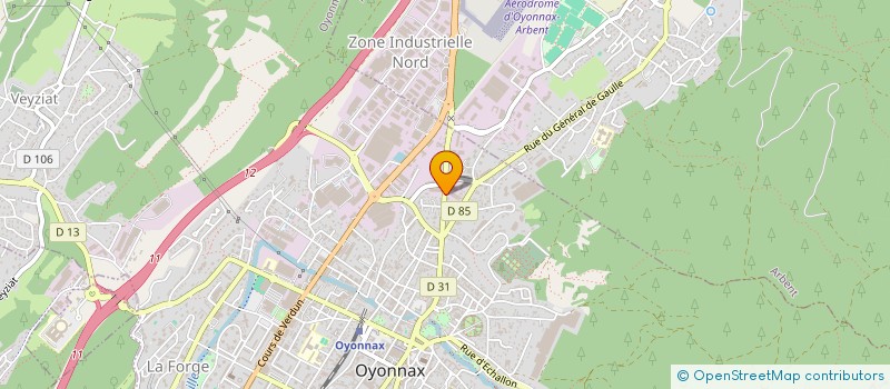 localisation de l'entreprise AUTO VISION 01 à OYONNAX