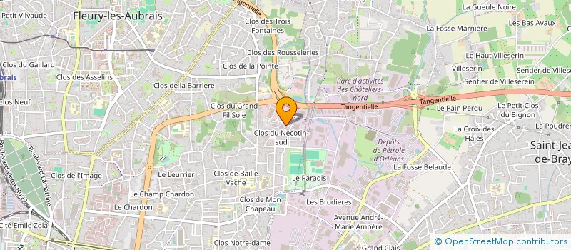 localisation de l'entreprise AUTO VITRAGE EURE-ET-LOIR à SAINT-DENIS-LANNERAY