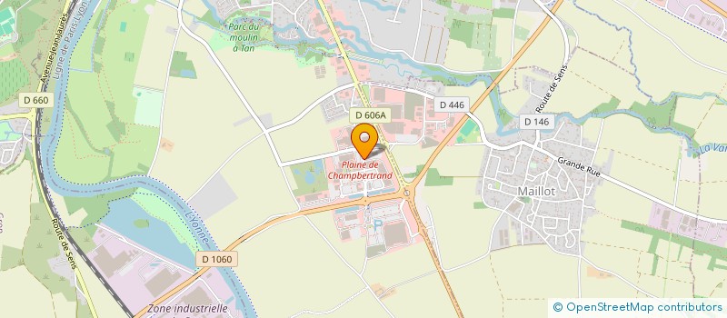 localisation de l'entreprise AUTO VITRES à SENS