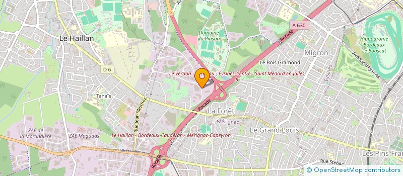 localisation de l'entreprise AUTO & VO CONTACT  EYSINES