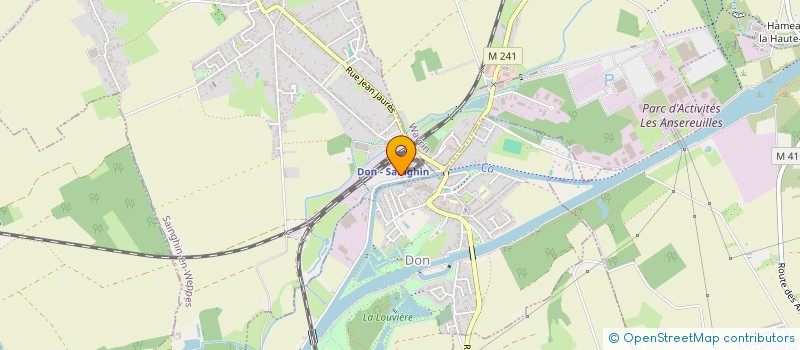 localisation de l'entreprise AUTO WEPPES 59  SAINGHIN-EN-WEPPES