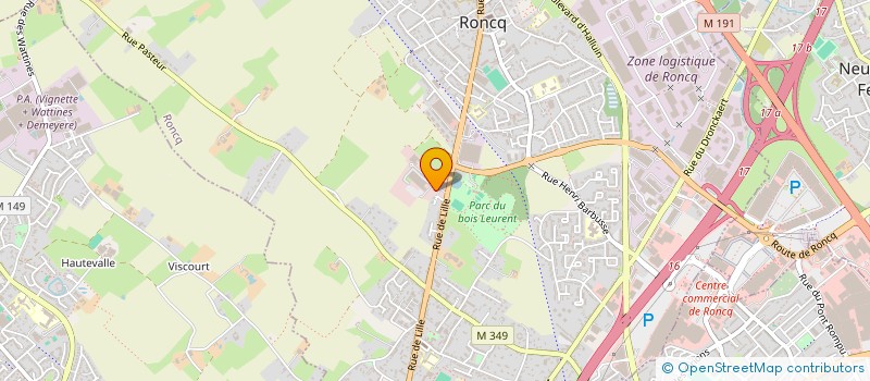 localisation de l'entreprise AUTO-XAV-RONCQ à RONCQ