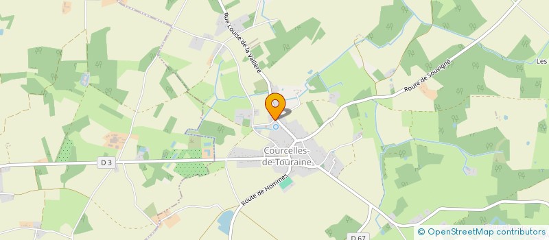 localisation de l'entreprise AUTO ZEN 37  COURCELLES-DE-TOURAINE