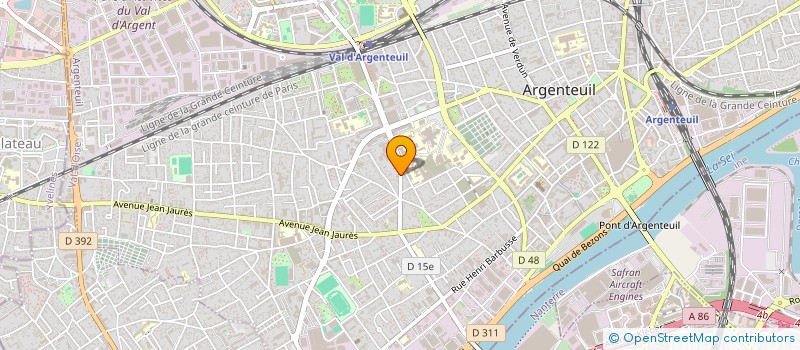 localisation de l'entreprise AUTO ZEN  ARGENTEUIL