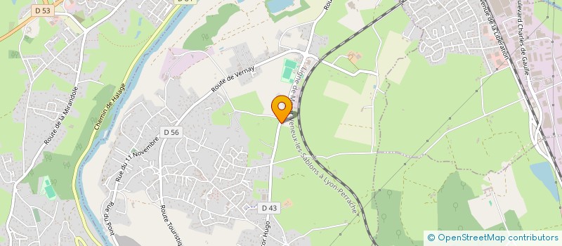 localisation de l'entreprise AUTO7  COMMELLE-VERNAY