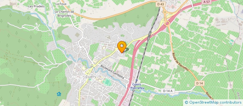 localisation de l'entreprise AUTO83260 à CUERS