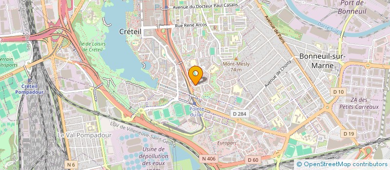 localisation de l'entreprise AUTO9 SELECT  CRETEIL