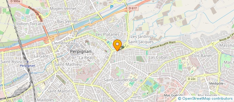 localisation de l'entreprise AUTOBAC66  PERPIGNAN