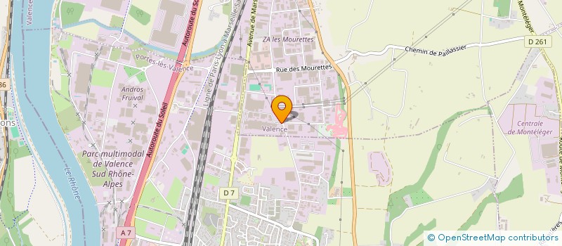 localisation de l'entreprise AUTOBASE à VALENCE