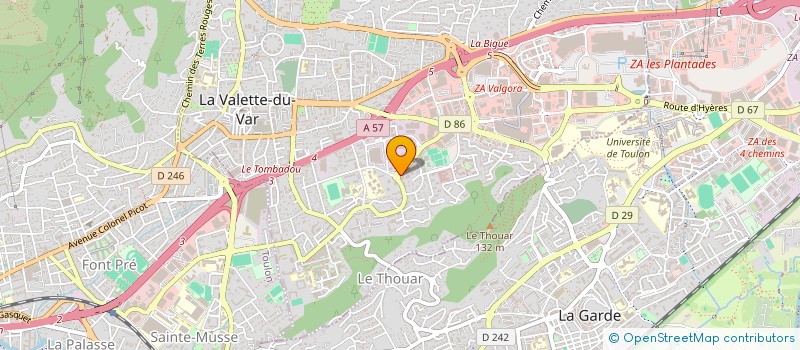 localisation de l'entreprise AUTOBEL à LA VALETTE-DU-VAR