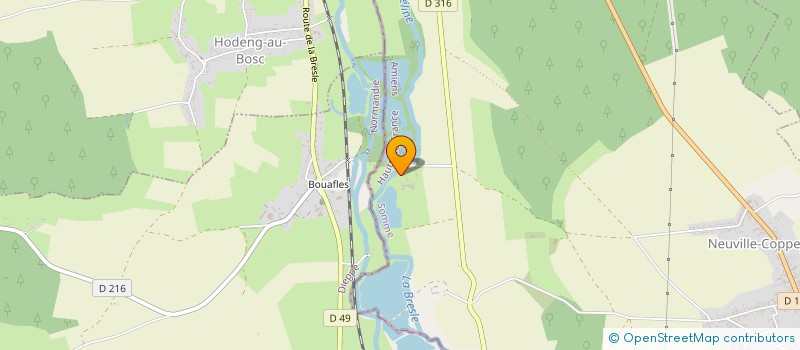 localisation de l'entreprise AUTOBILAN BEAUCAMPS LE VIEUX  BEAUCAMPS-LE-VIEUX