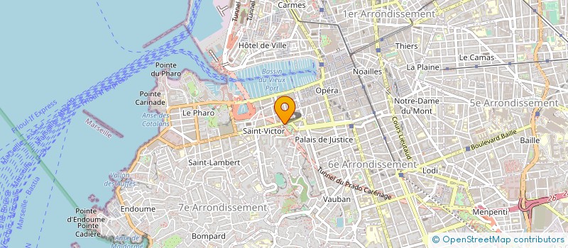 localisation de l'entreprise AUTOBILAN CORDERIE SARL à MARSEILLE