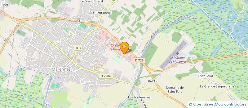 localisation de l'entreprise AUTOBILAN MARENNES-17  MARENNES-HIERS-BROUAGE