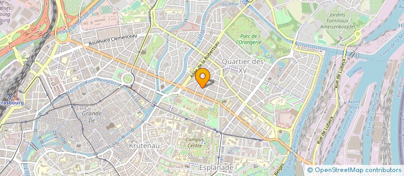 localisation de l'entreprise AUTOBLU à STRASBOURG