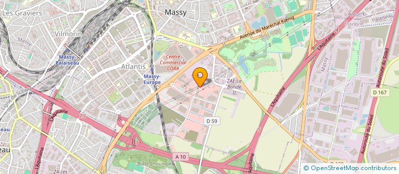 localisation de l'entreprise AUTOBRILLE à MASSY