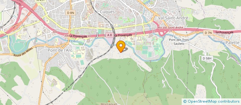 localisation de l'entreprise AUTOBUS DE L'ETANG à AIX-EN-PROVENCE