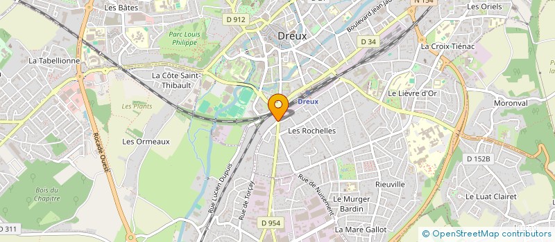 localisation de l'entreprise AUTOBUS GREEN à DREUX