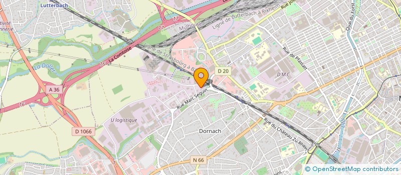 localisation de l'entreprise AUTOBYTES SARL à MULHOUSE