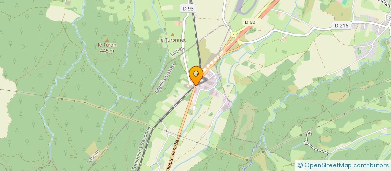 localisation de l'entreprise AUTOCAF à LOURDES