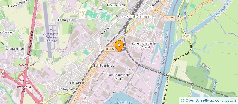 localisation de l'entreprise AUTOCAMA à MACON
