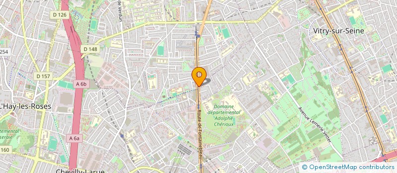 localisation de l'entreprise AUTOCAP à VILLEJUIF