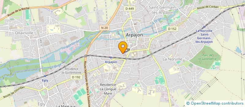 localisation de l'entreprise AUTOCAPTURE à ARPAJON